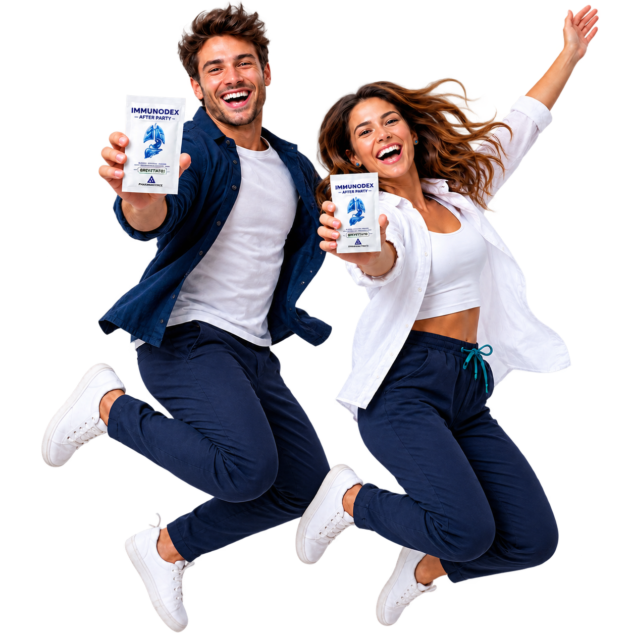 Persone felici con Immunodex After Party